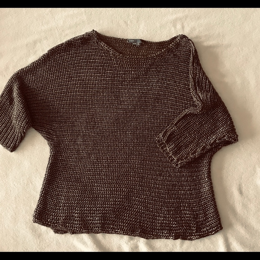 Vince Metallic Sweater